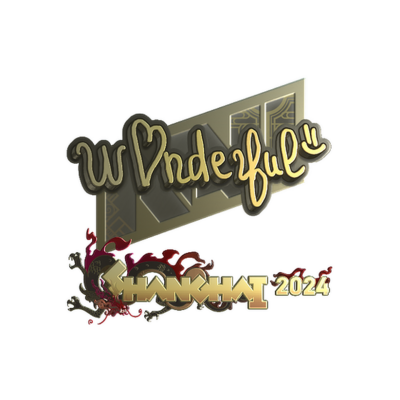 印花 | w0nderful（金色）| 2024年上海锦标赛
